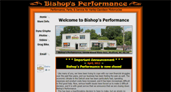 Desktop Screenshot of bishopsperformance.com